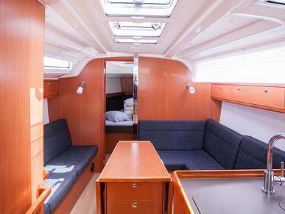 Salon of Nancy, a Bavaria Cruiser 37 sailboat at Dubrovnik, Croatia