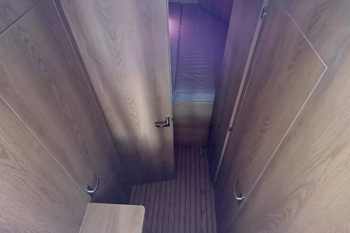 Cabin on Šolta, a Nikhen Yachts Nikhen Aquasun 34 Sedan LP yacht at Seget Donji, Croatia