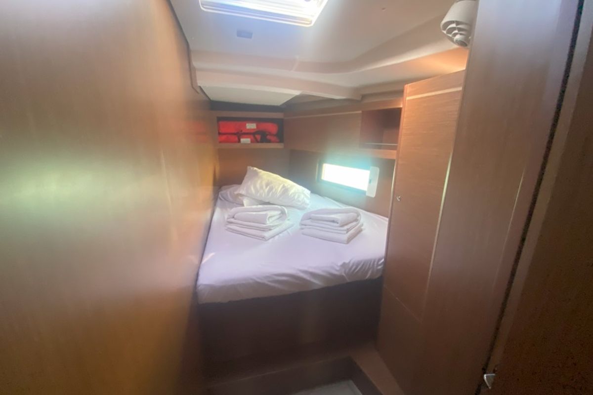 Cabin on Glykeria , a Beneteau Oceanis 46.1 sailboat at Municipal Unit of Lefkada, Greece