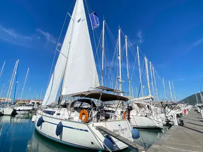 ALMA LIBRE IV, a Bavaria Bavaria Cruiser 46 sailboat at Municipal Unit of Lefkada, Greece
