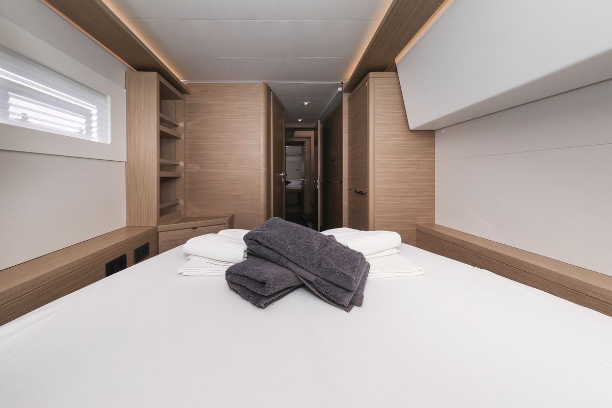 Cabin on NUVOLA, a Lagoon 46 catamaran at Općina Sukošan, Croatia
