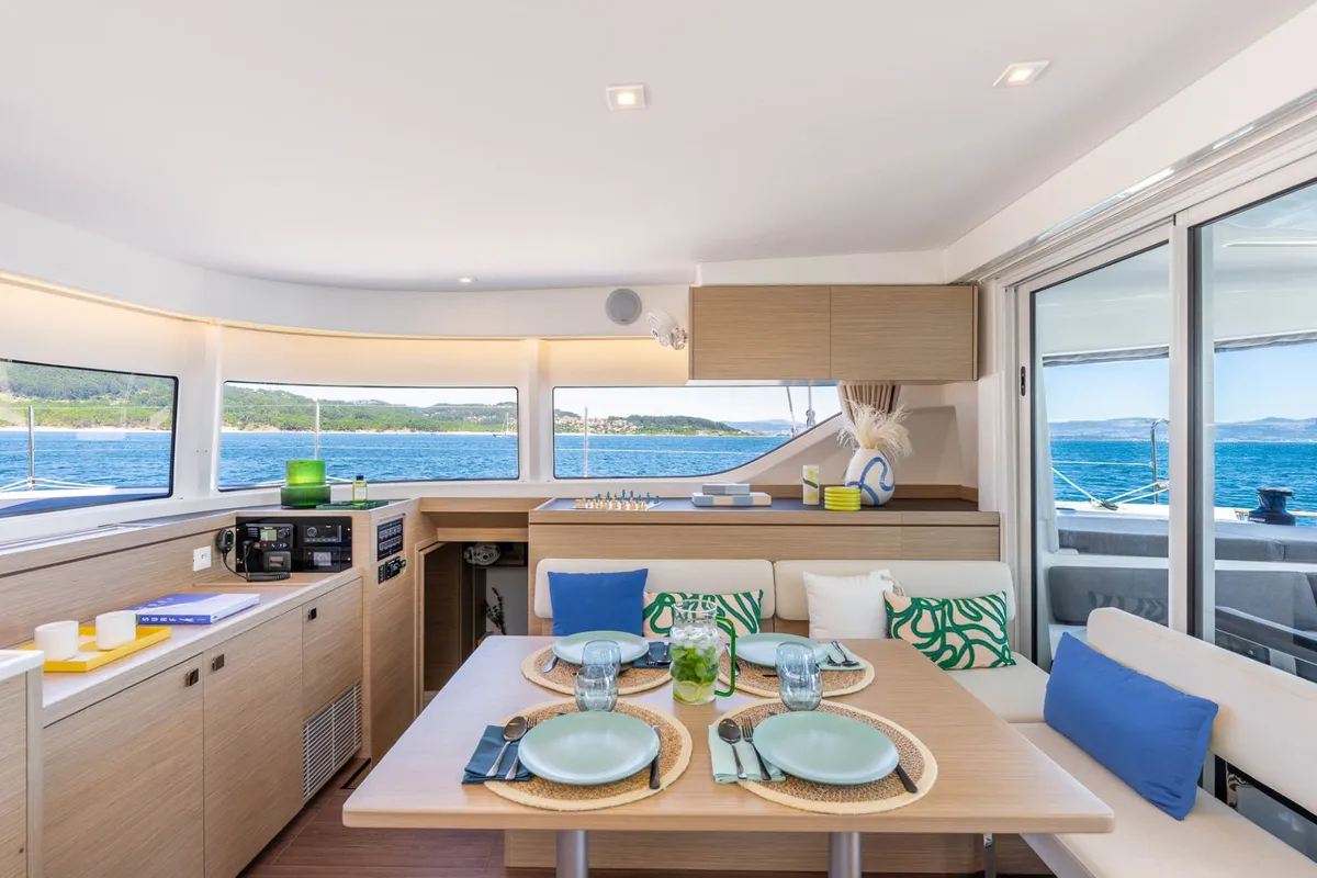 Salon of Find Us II, a Lagoon 43 - 3 + 1 cab. OW catamaran at Grad Kaštela, Croatia