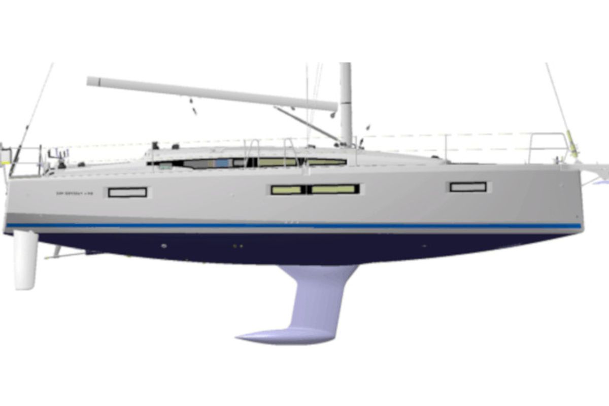 Chimera, a Jeanneau Sun Odyssey 410 sailboat at Municipal Unit of Lefkada, Greece
