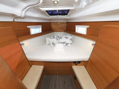 Cabin on Ianira, a Elan Impression 45.1 sailboat at Grad Biograd na Moru, Croatia