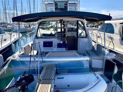 Deck of Baby Blue, a SAS - Vektor Adriana 44 FLY yacht at Općina Sukošan, Croatia