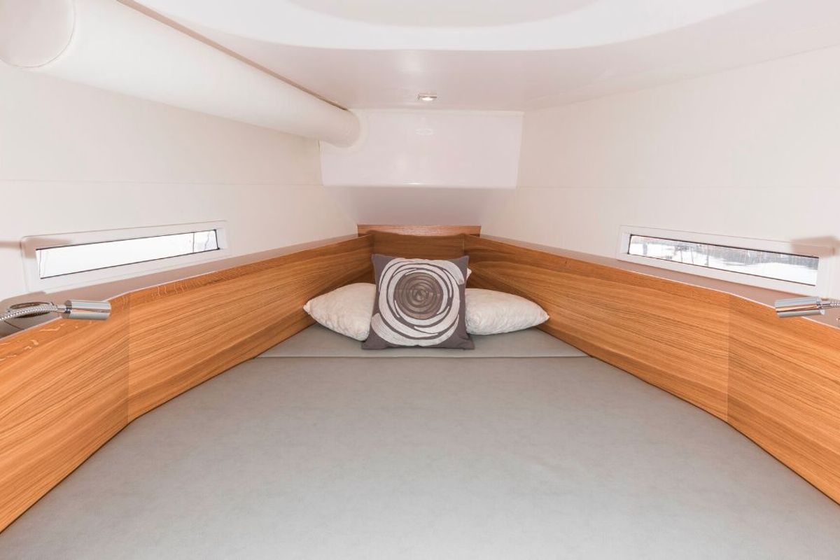 Cabin on Navis Celere, a AD Boats Salona 380 sailboat at Grad Kaštela, Croatia