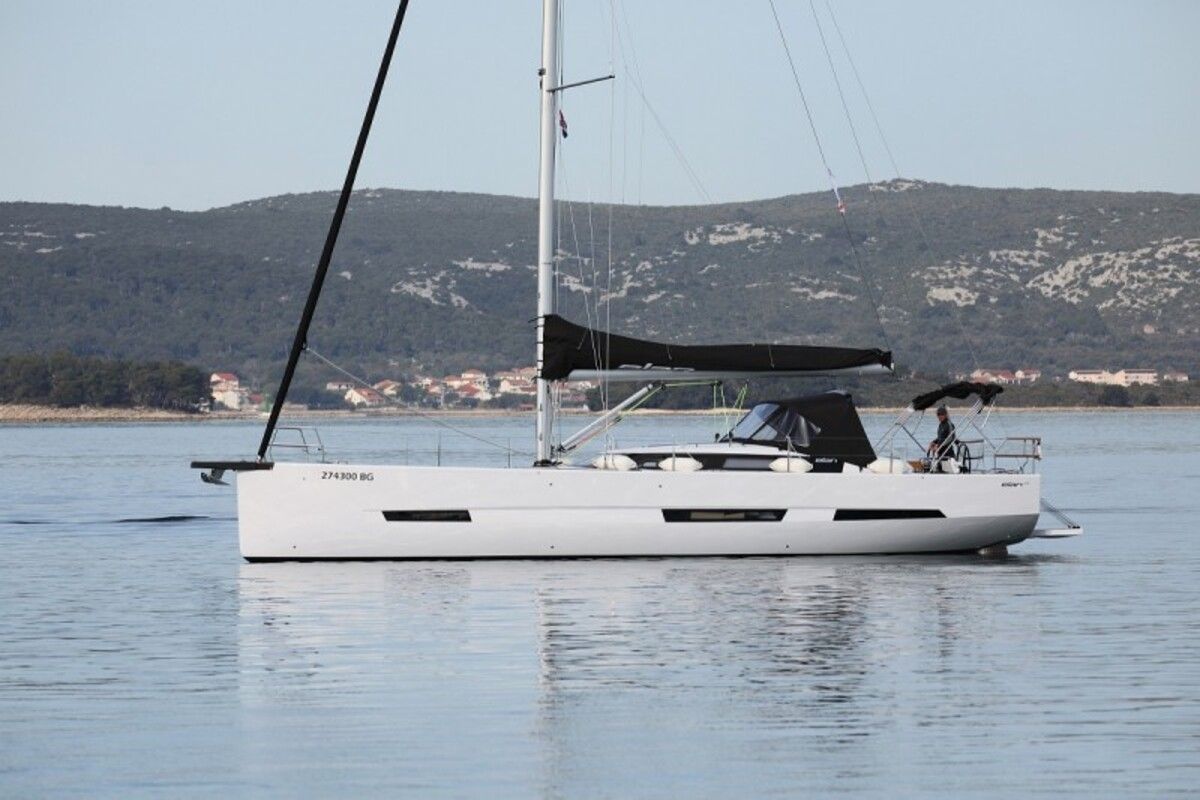 Exterior view of Revolution, a Elan GT6 sailboat at Grad Biograd na Moru, Croatia