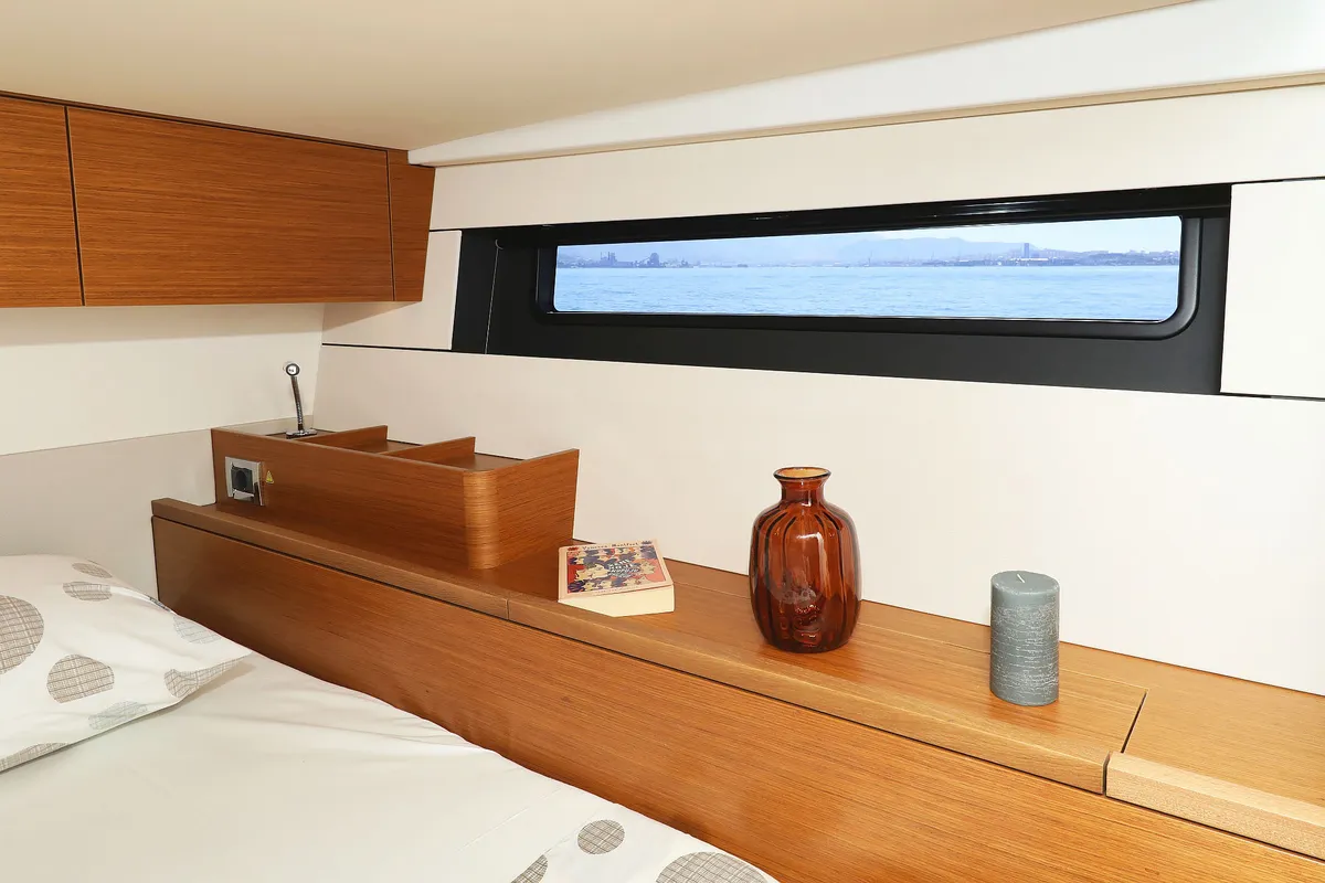 Cabin on Volare, a Hanse Yachts Hanse 590 sailboat at Grad Kaštela, Croatia
