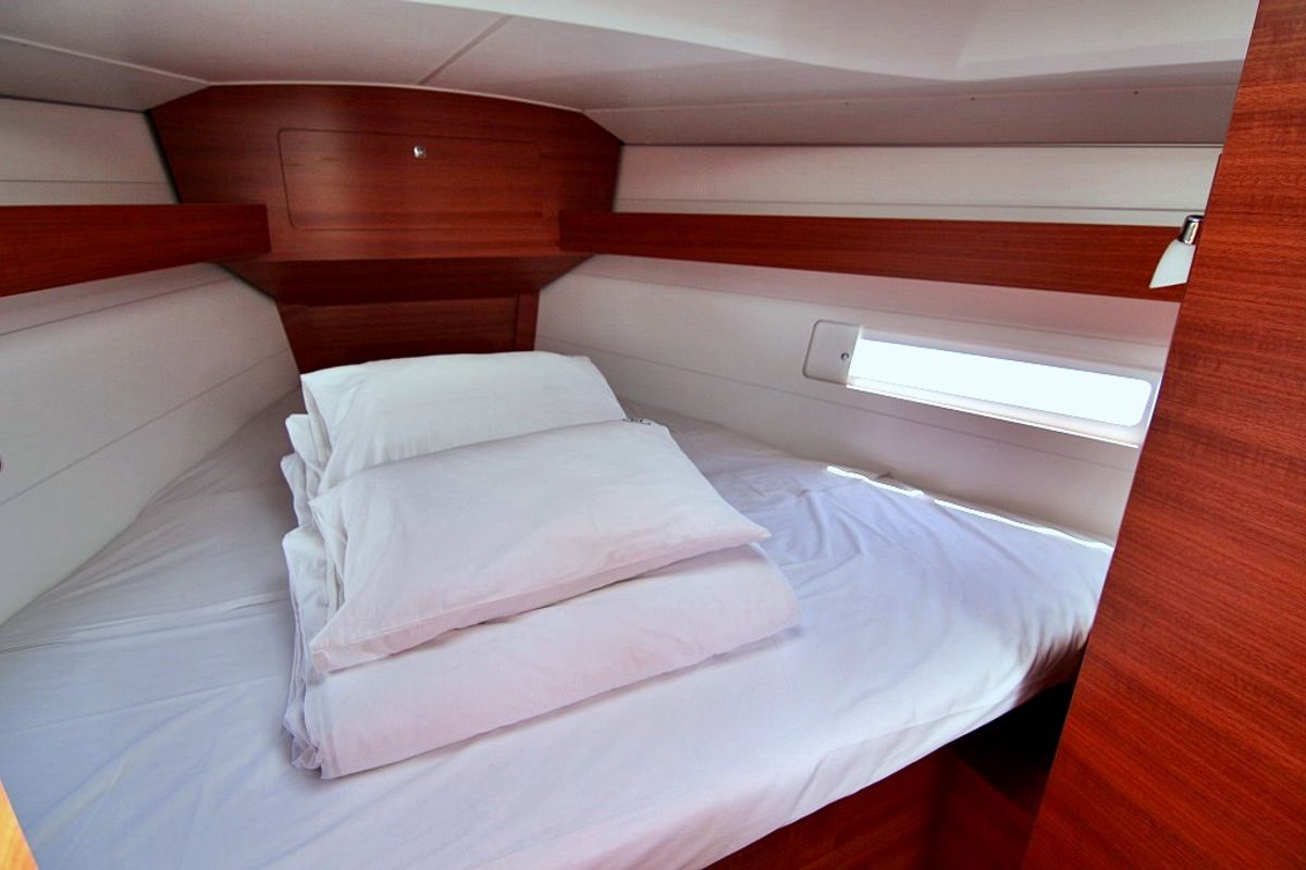 Cabin on Louise, a Dufour 382 GL sailboat at Općina Sukošan, Croatia