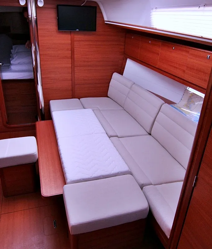 Salon of Louise, a Dufour 382 GL sailboat at Općina Sukošan, Croatia