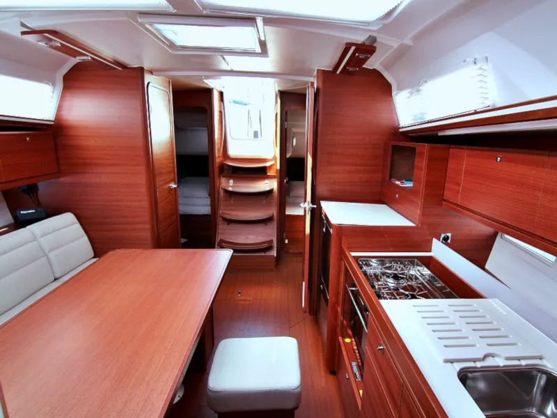 Salon of Louise, a Dufour 382 GL sailboat at Općina Sukošan, Croatia