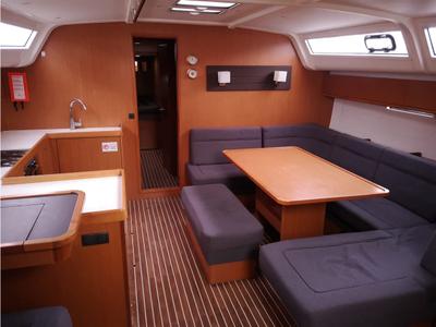 Salon of Lippi, a Bavaria 51 Cruiser sailboat at Gdańsk, Poland