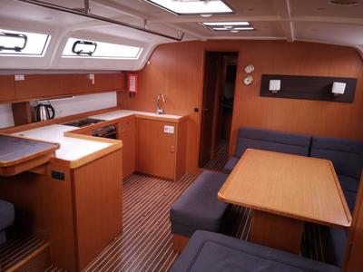 Galley of Lippi, a Bavaria 51 Cruiser sailboat at Gdańsk, Poland