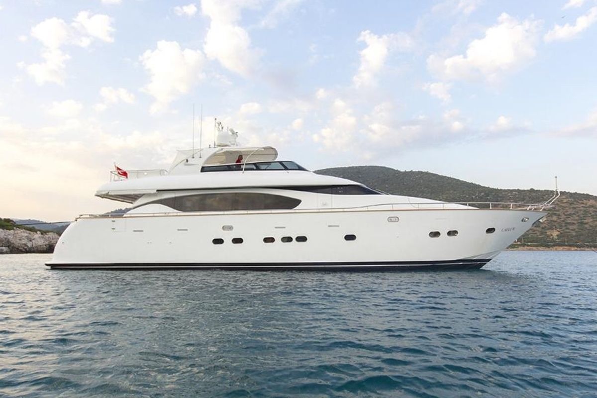 Exterior view of 24M Deluxe Maiora Motoryacht, a Maiora 24 yacht at Bodrum, Turkey