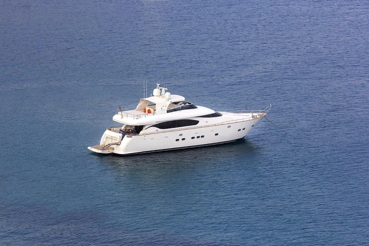 Exterior view of 24M Deluxe Maiora Motoryacht, a Maiora 24 yacht at Bodrum, Turkey