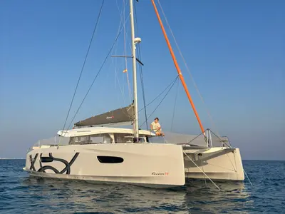 KIWI, a Excess catamaran at Canet-en-Roussillon, France
