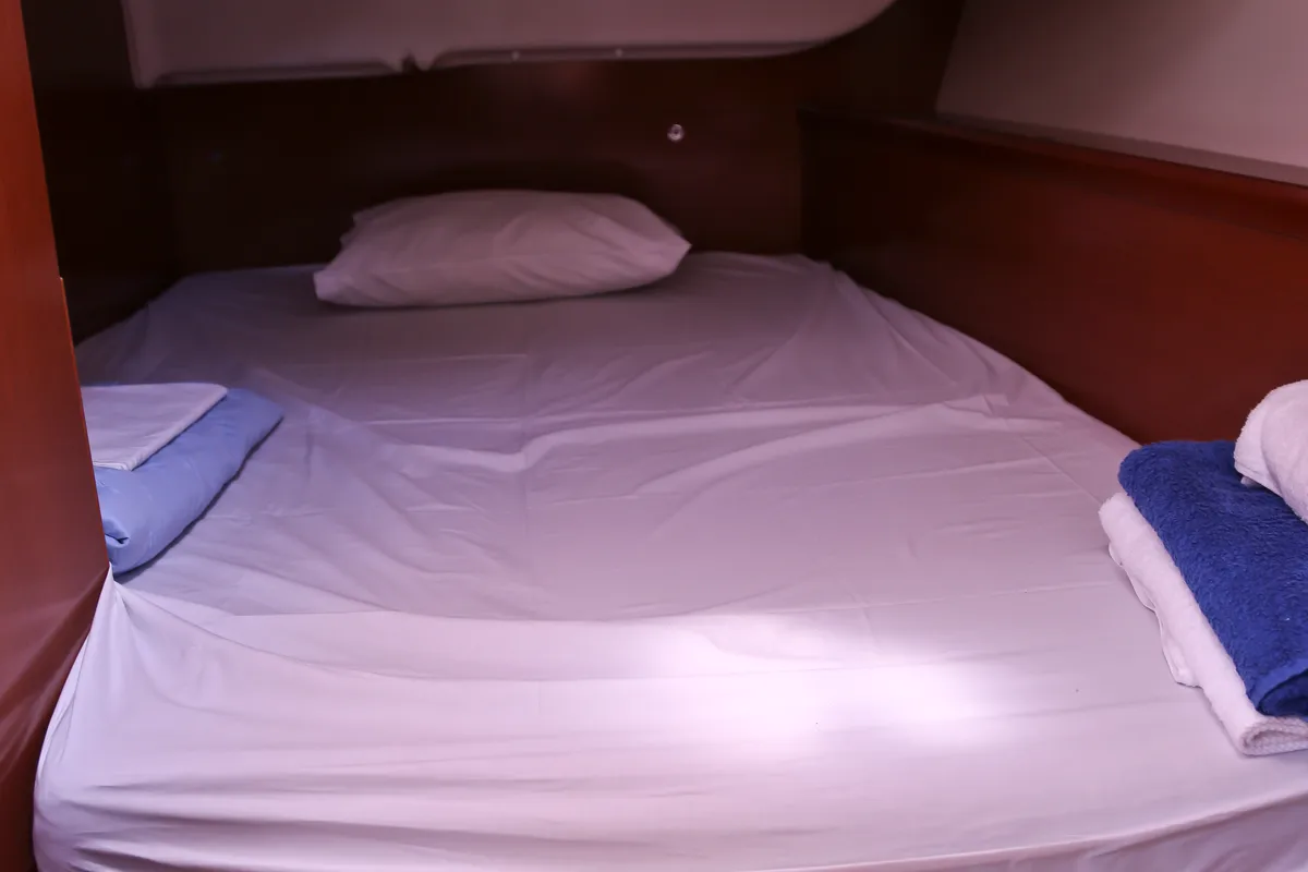 Cabin on Thalassa, a Beneteau Oceanis 40 sailboat at Volos Municipality, Greece