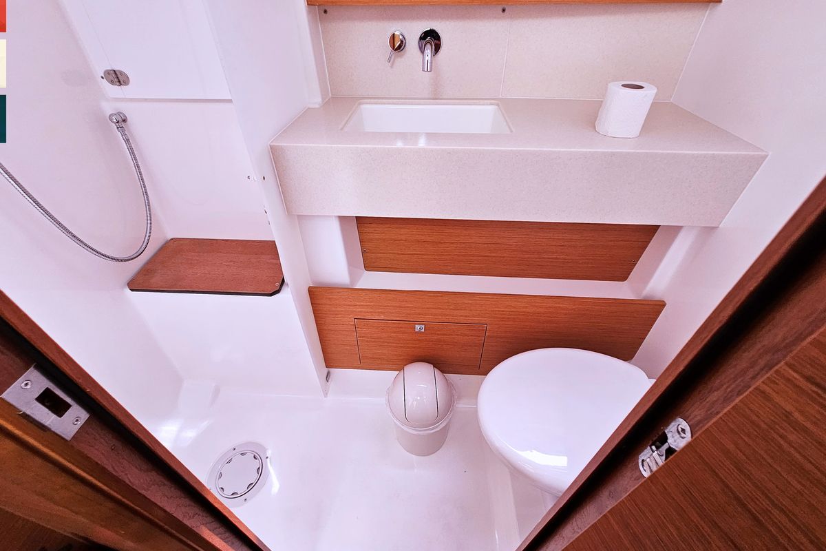 Head on Toccata, a Dufour 470 sailboat at Općina Rogoznica, Croatia