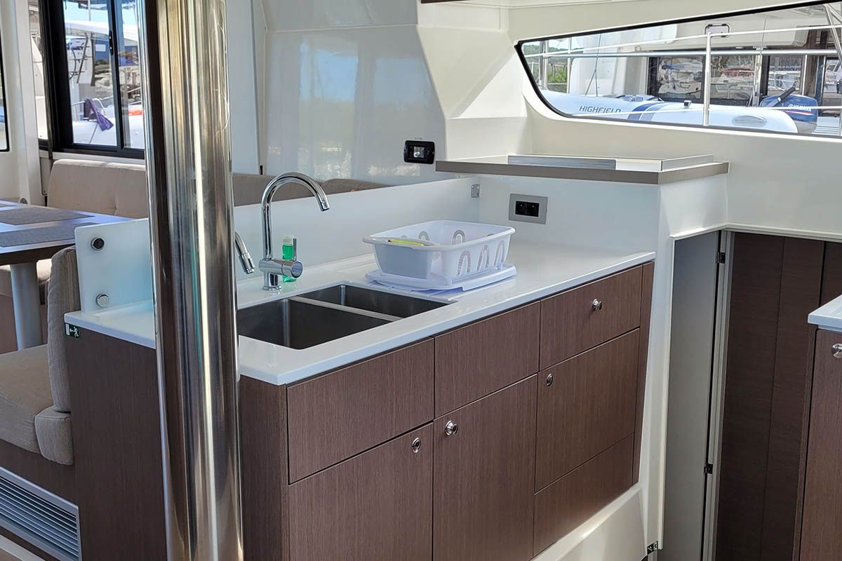 Le 113_X, a Bali 4.2 catamaran at Road Town, British Virgin Islands