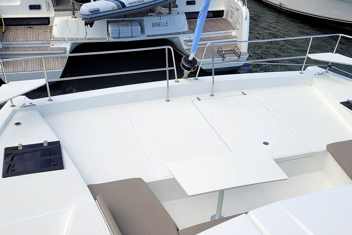 Le 113_X, a Bali 4.2 catamaran at Road Town, British Virgin Islands