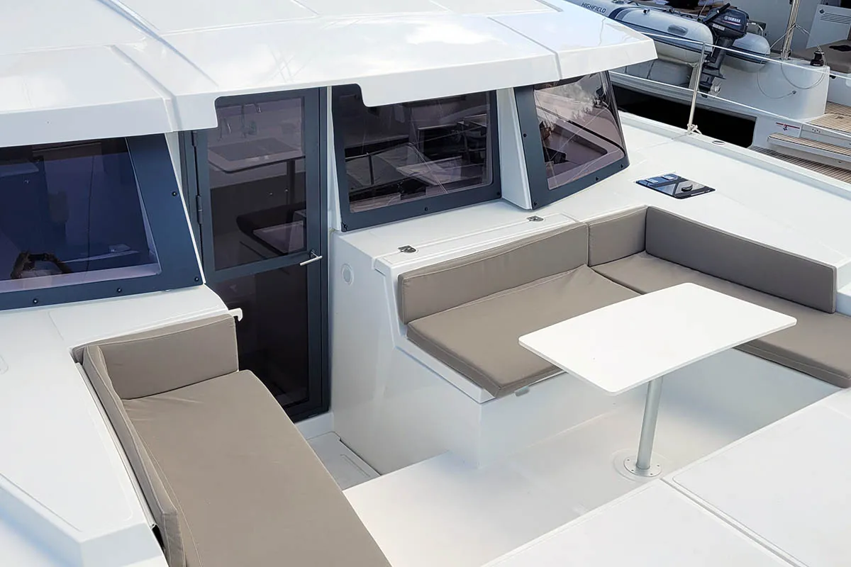 Le 113_X, a Bali 4.2 catamaran at Road Town, British Virgin Islands