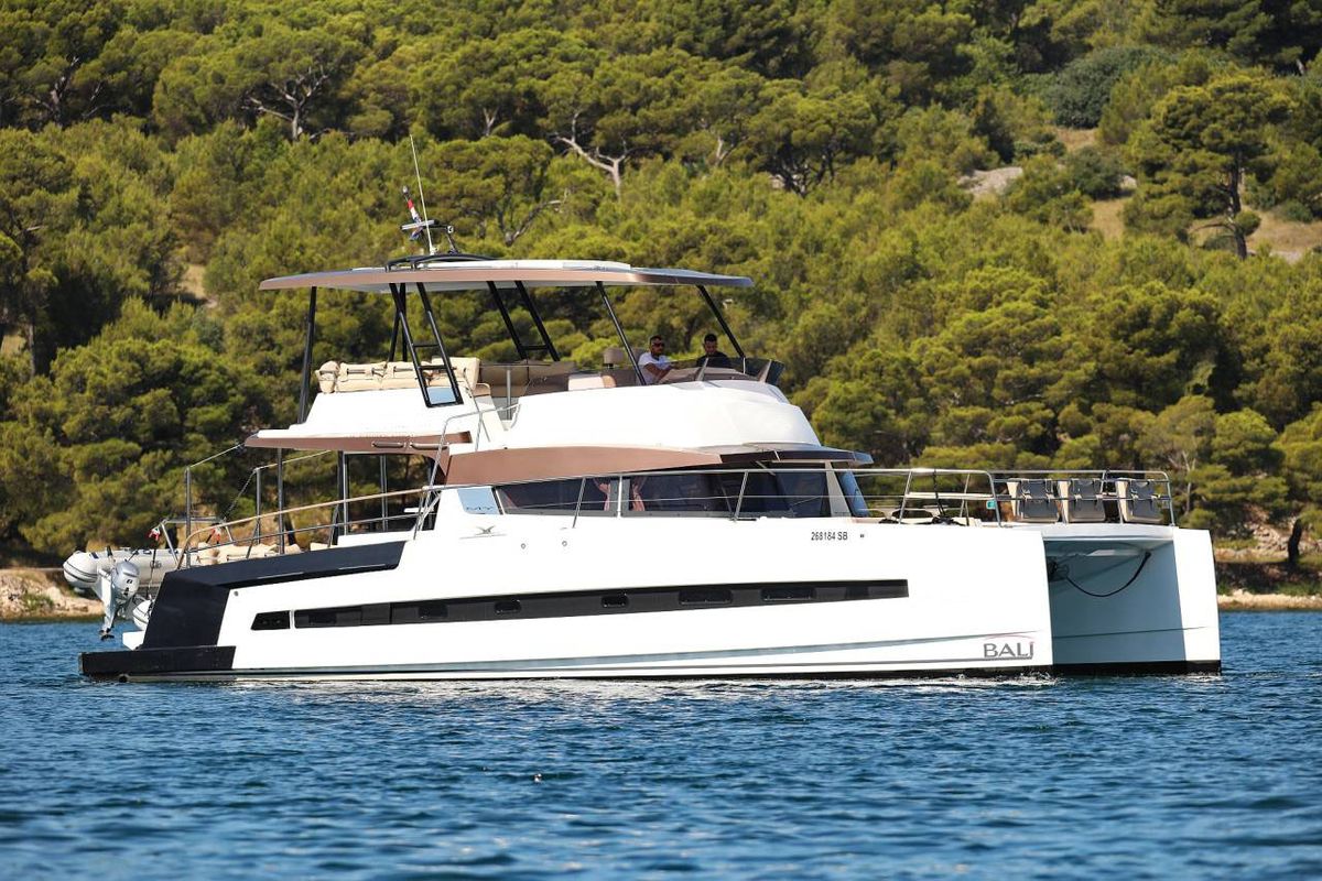 Exterior view of Sierra, a Bali 4.3 MY catamaran at Općina Sukošan, Croatia