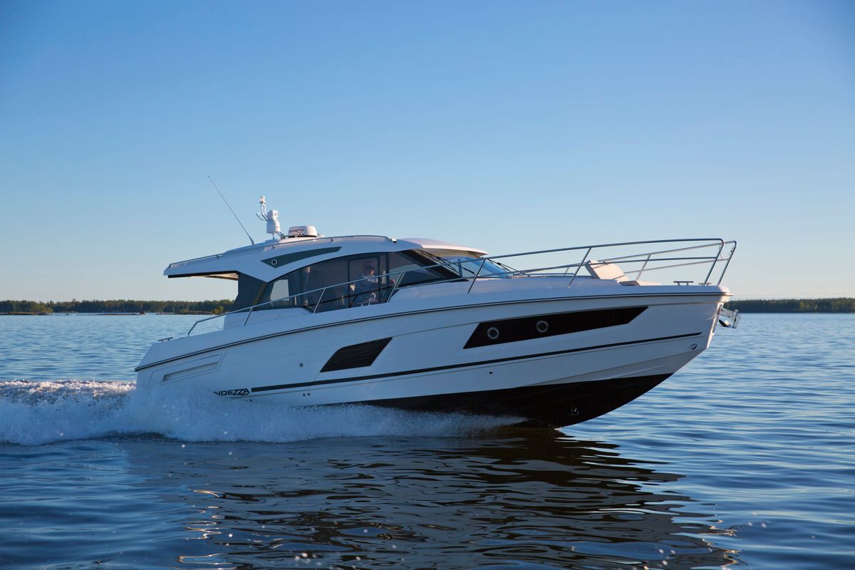 Exterior view of KRISTINA, a Grandezza 37 CA motorboat at Grad Trogir, Croatia