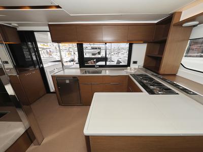 Galley of Barbarella III, a Lagoon 46 catamaran at Grad Trogir, Croatia