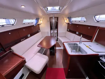 Salon of Sicily, a Hanse Yachts Hanse 320 sailboat at Marsala, Italy