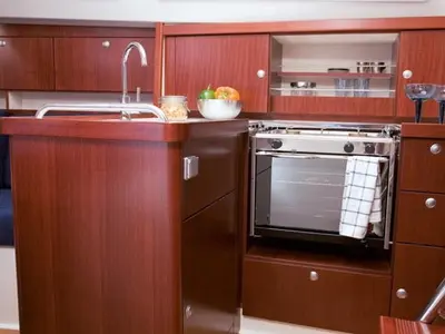 Galley of Sicily, a Hanse Yachts Hanse 320 sailboat at Marsala, Italy