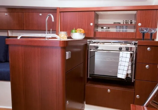 Galley of Sicily, a Hanse Yachts Hanse 320 sailboat at Marsala, Italy