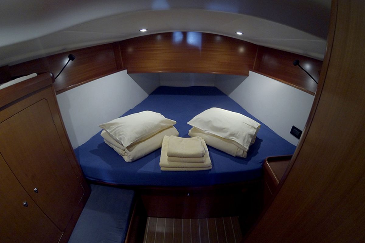 Cabin on Kety, a Cantiere Del Pardo (Grand Soleil) Grand Soleil 50 sailboat at Grad Šibenik, Croatia