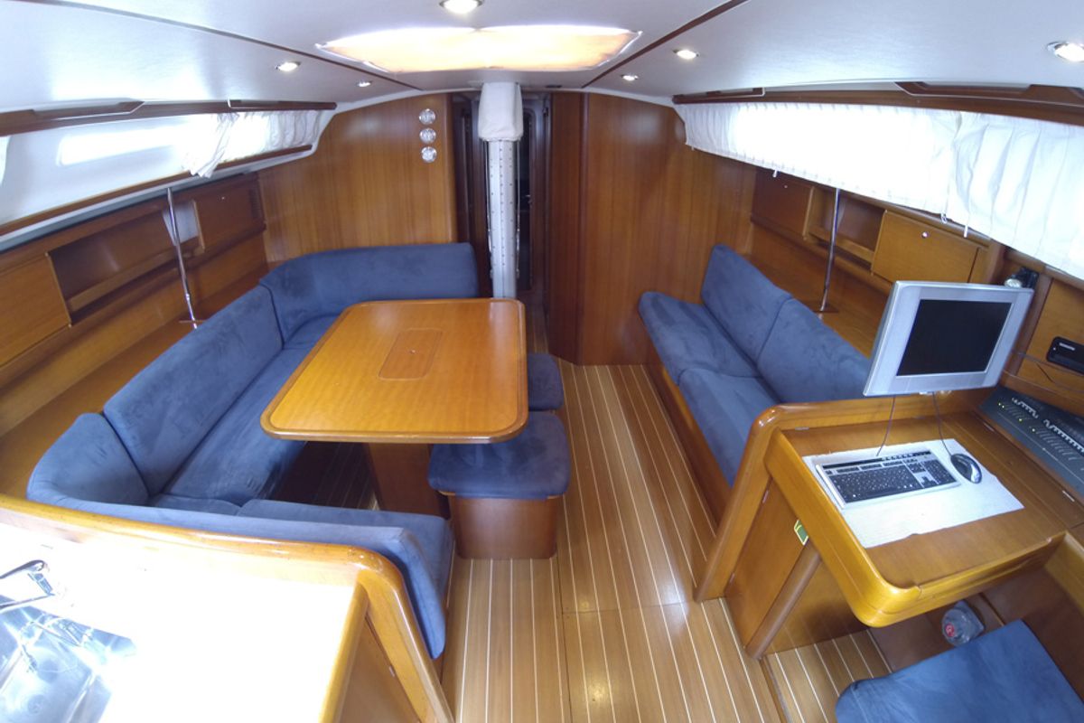 Salon of Kety, a Cantiere Del Pardo (Grand Soleil) Grand Soleil 50 sailboat at Grad Šibenik, Croatia