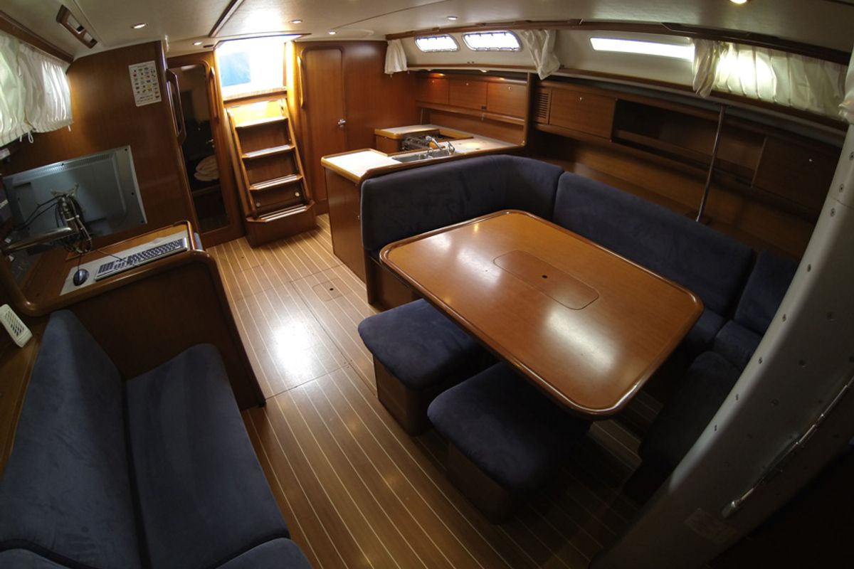 Salon of Kety, a Cantiere Del Pardo (Grand Soleil) Grand Soleil 50 sailboat at Grad Šibenik, Croatia