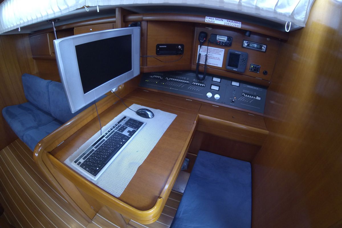 Kety, a Cantiere Del Pardo (Grand Soleil) Grand Soleil 50 sailboat at Grad Šibenik, Croatia