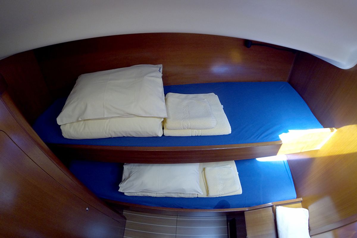Cabin on Kety, a Cantiere Del Pardo (Grand Soleil) Grand Soleil 50 sailboat at Grad Šibenik, Croatia