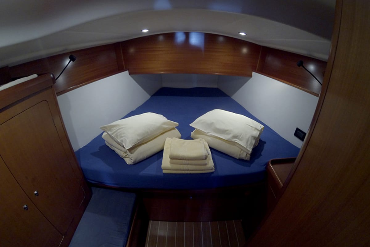 Cabin on Kety, a Cantiere Del Pardo (Grand Soleil) Grand Soleil 50 sailboat at Grad Šibenik, Croatia