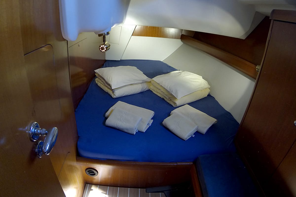 Cabin on Kety, a Cantiere Del Pardo (Grand Soleil) Grand Soleil 50 sailboat at Grad Šibenik, Croatia