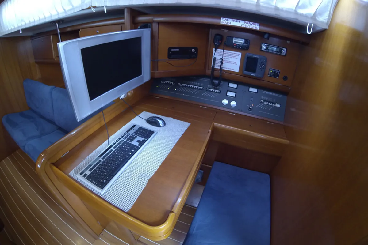 Salon of Kety, a Cantiere Del Pardo (Grand Soleil) Grand Soleil 50 sailboat at Grad Šibenik, Croatia