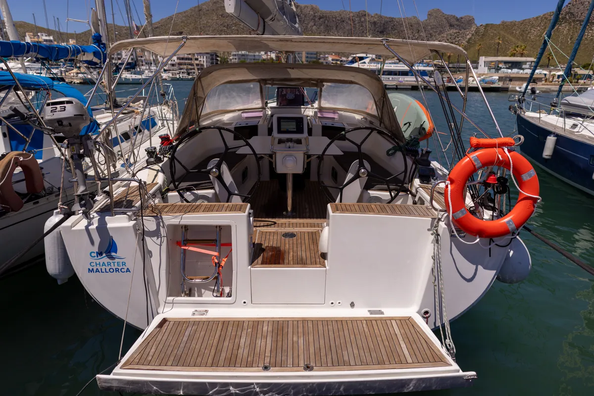 NORD STAR, a Hanse Yachts Hanse 415 sailboat at Port de Pollença, Spain