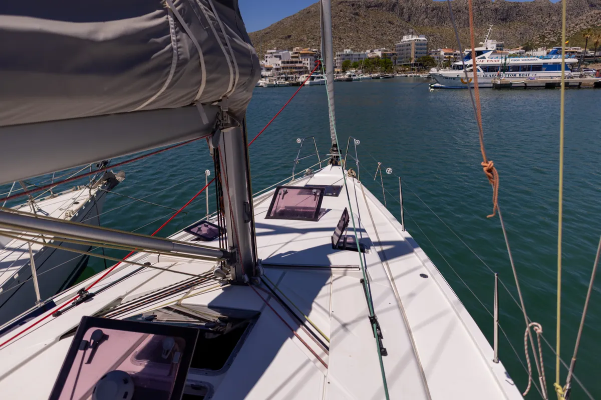 NORD STAR, a Hanse Yachts Hanse 415 sailboat at Port de Pollença, Spain