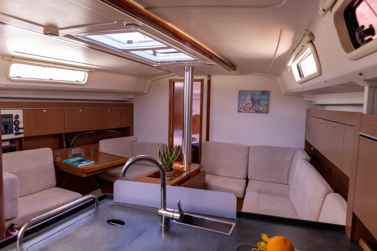 NORD STAR, a Hanse Yachts Hanse 415 sailboat at Port de Pollença, Spain