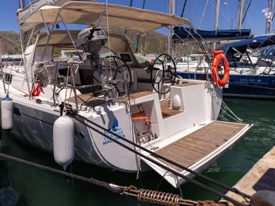 NORD STAR, a Hanse Yachts Hanse 415 sailboat at Port de Pollença, Spain