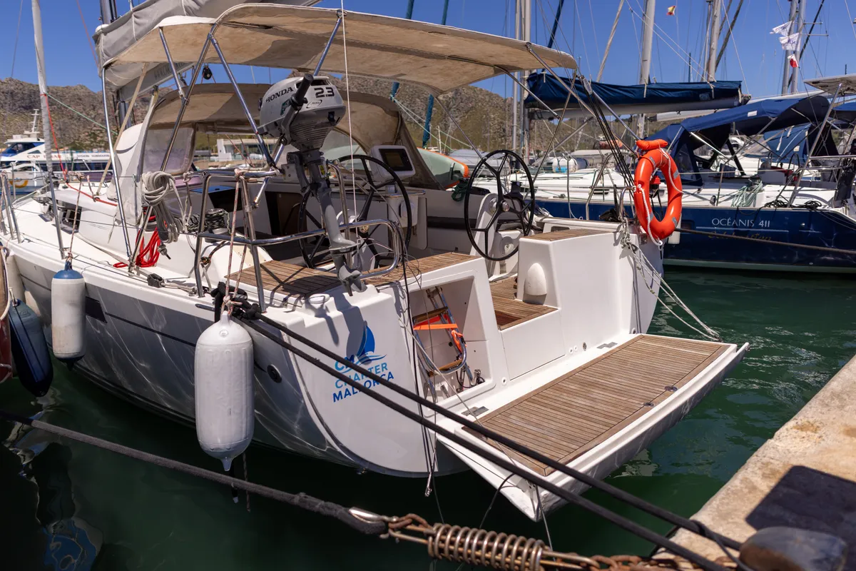 NORD STAR, a Hanse Yachts Hanse 415 sailboat at Port de Pollença, Spain