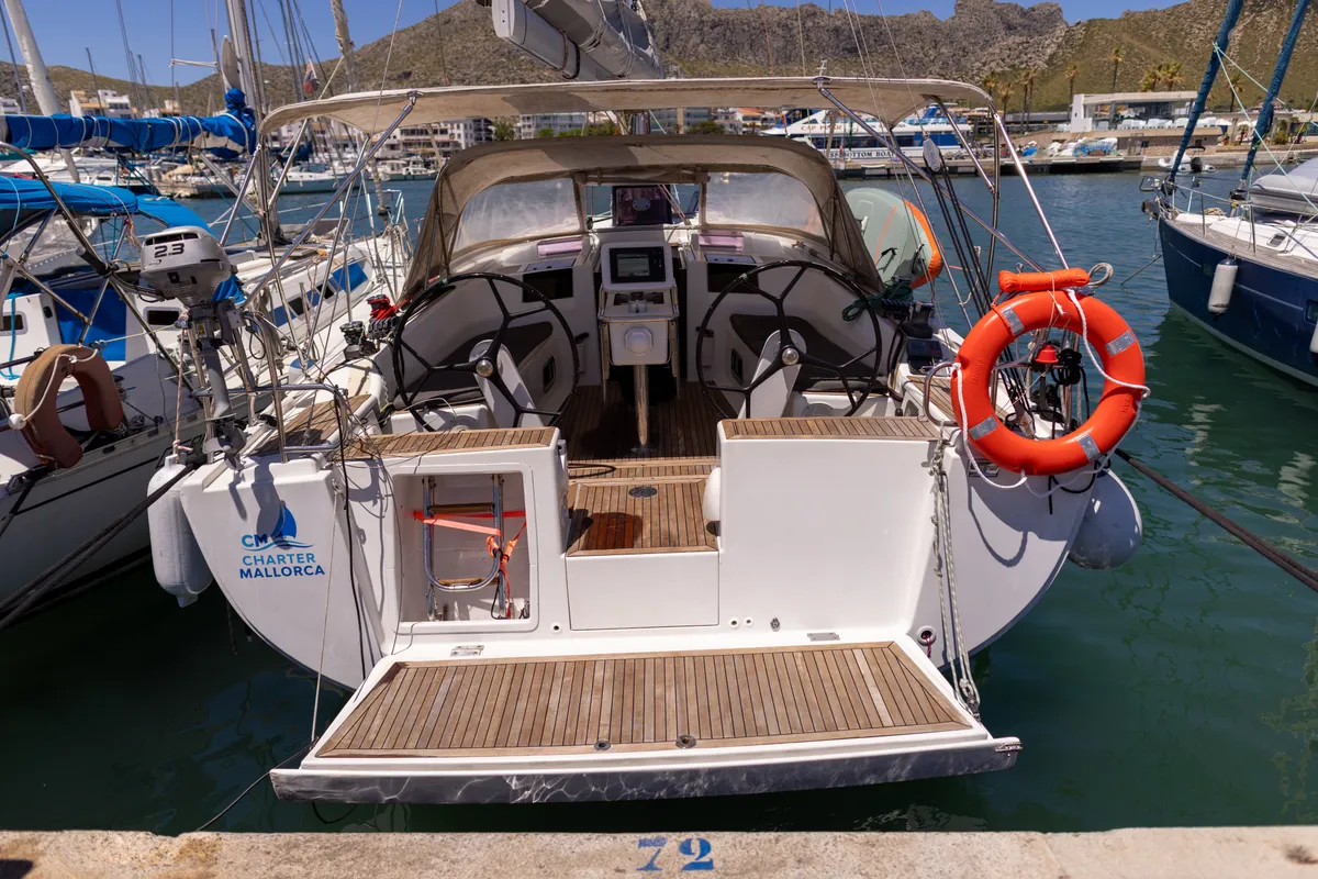 NORD STAR, a Hanse Yachts Hanse 415 sailboat at Port de Pollença, Spain