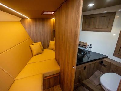 Cabin on Premium, a Colnago 35 motorboat at Split, Croatia