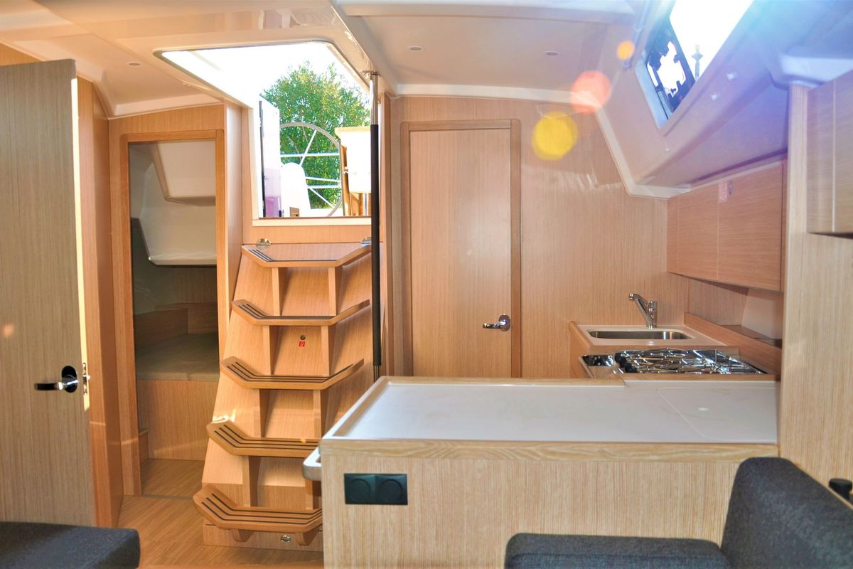 Galley of Hope I., a Bavaria C42 sailboat at Izola / Isola, Slovenia