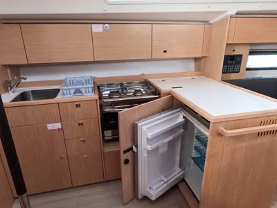 Galley of Hope I., a Bavaria C42 sailboat at Izola / Isola, Slovenia