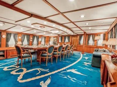 Salon of Seagull II, a Gulet Motoryacht yacht at Split, Croatia