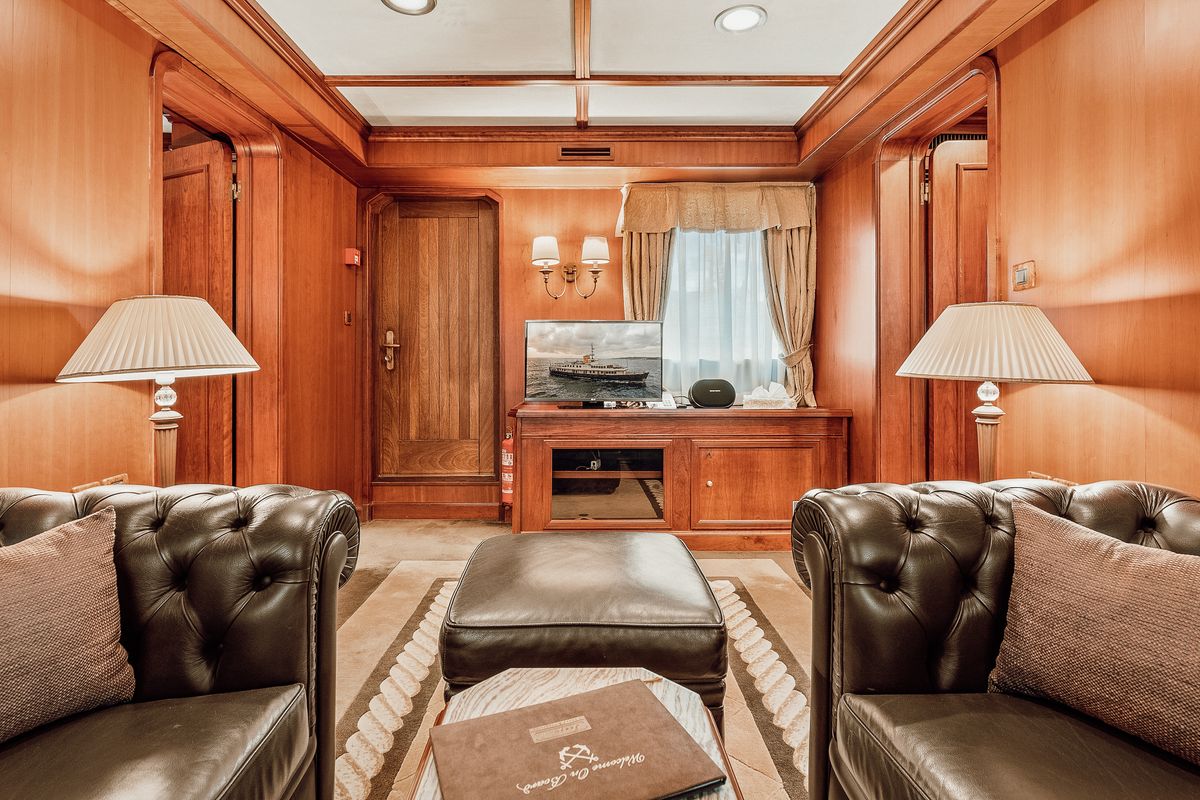 Salon of Seagull II, a Gulet Motoryacht yacht at Split, Croatia